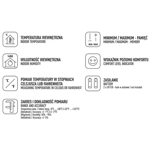 Weerstation – elektronisch, draadloos, zwart - 5 ['weerstations', ' thuis weerstation', ' temperatuur', ' omgevingstemperatuur', ' temperatuurcontrole', ' elektronische thermometer', ' binnenthermometer', ' vochtigheidsmeter', ' thermometer met hygrometer', ' thermometer met vochtigheidsmeter', ' luchtvochtigheidsmeter', ' weerstation']