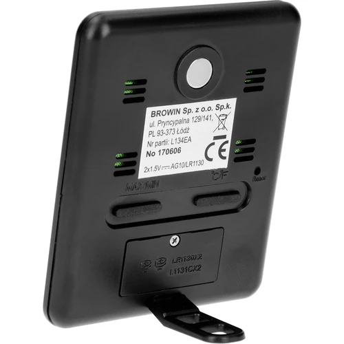 Weerstation – elektronisch, draadloos, zwart - 3 ['weerstations', ' thuis weerstation', ' temperatuur', ' omgevingstemperatuur', ' temperatuurcontrole', ' elektronische thermometer', ' binnenthermometer', ' vochtigheidsmeter', ' thermometer met hygrometer', ' thermometer met vochtigheidsmeter', ' luchtvochtigheidsmeter', ' weerstation']