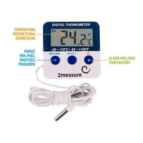 Weerstation – elektronisch, sonde, wit - 3 ['weerstations', ' thuis weerstation', ' temperatuur', ' omgevingstemperatuur', ' temperatuurcontrole', ' elektronische thermometer', ' binnenthermometer', ' buitenthermometer', ' thermometer buiten', ' thermometer met sonde', ' elektronische thermometer met sonde', ' weerstation']