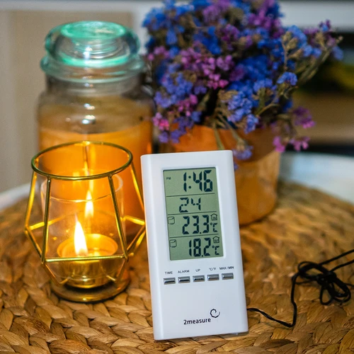 Weerstation - elektronisch, sonde, wit - 5 ['temperatuur', ' omgevingstemperatuur', ' temperatuurregeling', ' binnenthermometer', ' buitenthermometer', ' thermometer buiten']