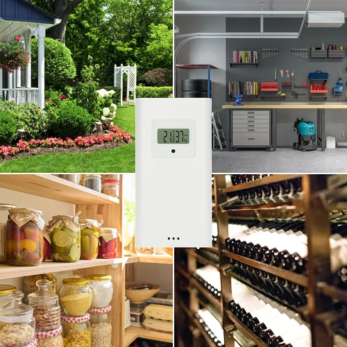 Weerstation (RCC,DCF) - elektronisch, draadloos, verlicht, sensor, wit - 12 ['draadloos weerstation', ' meting van buitentemperatuur en binnentemperatuur', ' vochtigheidsmeting', ' weerstation met kalender', ' weerstation met wekker', ' nauwkeurig weerstation', ' weerstation', ' elektronisch weerstation', ' universeel weerstation', ' ideale weerindicator']