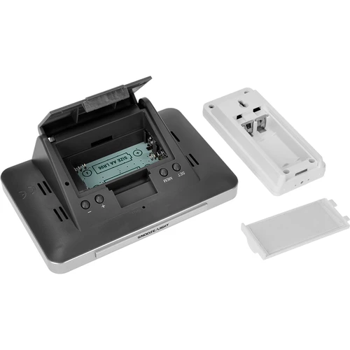 Weerstation RCC – elektronisch, draadloos, verlichte sensor, zwart - 8 ['weerstations', ' thuis weerstation', ' temperatuur', ' omgevingstemperatuur', ' temperatuurcontrole', ' elektronische thermometer', ' thermometer met sensor', ' binnenthermometer', ' buitenthermometer', ' thermometer buiten', ' weerstation']