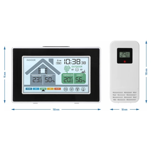 Weerstation van het merk Soens – elektronisch, met draadloze buitensensor - 6