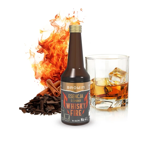 Whisky Fire smaakessence voor 4 L, 40 ml - 3