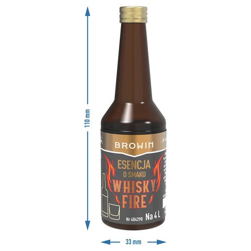 Whisky Fire smaakessence voor 4 L, 40 ml - 7
