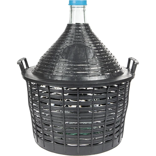 Wijnballon 20 L in plastic mand  - 1 ['gans', ' mandfles', ' voor wijn', ' voor bier', ' voor stellingen', ' voor fermentatie', ' ballon met mand', ' glazen ballon', ' wijnballon', ' wijnfles', ' ballon 20 L']