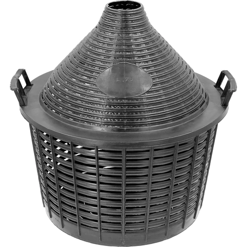 Wijnballon 25 L in plastic mand - 5 ['gans', ' wijnfles', ' wijnballon', ' voor bier', ' voor fermentatie', ' huisgemaakte wijn', ' glazen wijnballon', ' voor likeuren', ' voor mede']
