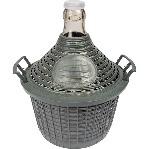 Wijnballon 5 L in plastic mand  - 1 ['gans', ' demijohn', ' wijnballon in plastic mand', ' wijnballon', ' ballon voor wijn', ' wijnkan', ' wijnfles', ' glazen ballon', ' fermentatieballon', ' ballon 5 l']