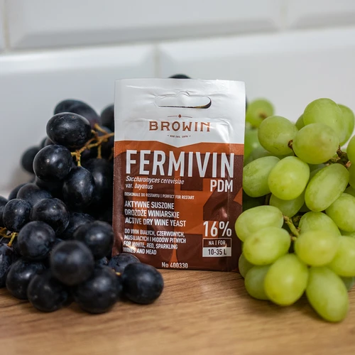 Wijngist Fermivin PDM, 7 g - 2 ['fermivin gist', ' actieve gedroogde wijngist', ' wijngist', ' gist voor wijn', ' gedroogde wijngist', ' gedroogde gist', ' gedroogde gist voor wijn', ' gist voor witte wijn', ' gist voor rode wijn', ' gist voor mede']
