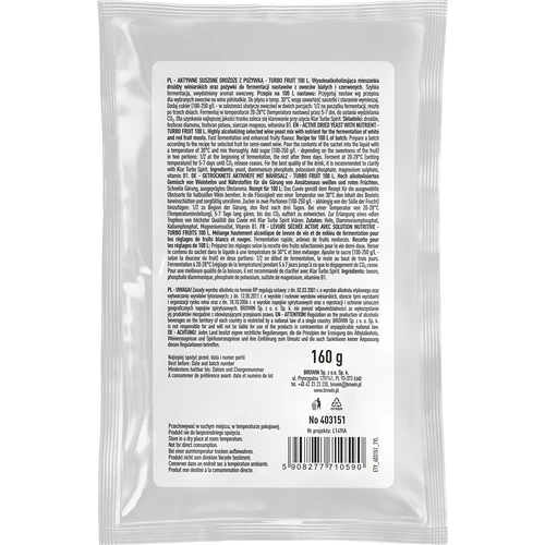 Wijngist Turbo Fruit 5-7 dagen 100 L - 2
