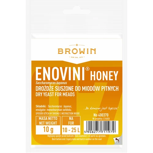 Wijnmakerijgist Enovini® HONEY, 10 g  - 1 ['gist voor mede', ' gist voor honing', ' hoe maak je mede']