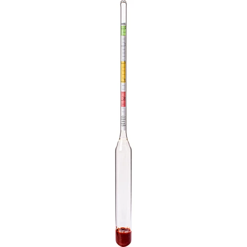 Wijnmeter (suikerweger) - meting van suikerconcentratie - 2 ['wijnmeter voor wijn', ' suikerweger', ' suikerconcentratie', ' suikergehalte in wijn', ' suikergehalte', ' suikergehalte-indicator']