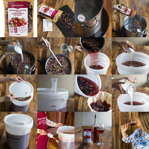 Wijnset 4 SEIZOENEN – Cranberry - 5 ['fruitwijn', ' multi-fruitwijn', ' wijn van fruit', ' bloemenwijn', ' gedroogd fruitwijn', ' wijn van gedroogd fruit', ' wijn van gedroogde vruchten', ' cranberrywijn', ' appelwijn', ' aroniawijn', ' hibiscusbloemwijn', ' wijn van vlierbessen', ' zwartebessenwijn', ' rozenbottelwijn', ' wijnmix', ' wijnset', ' winterwijn', ' gedroogd fruit', ' gedroogde bloemen', ' wijnrecept']