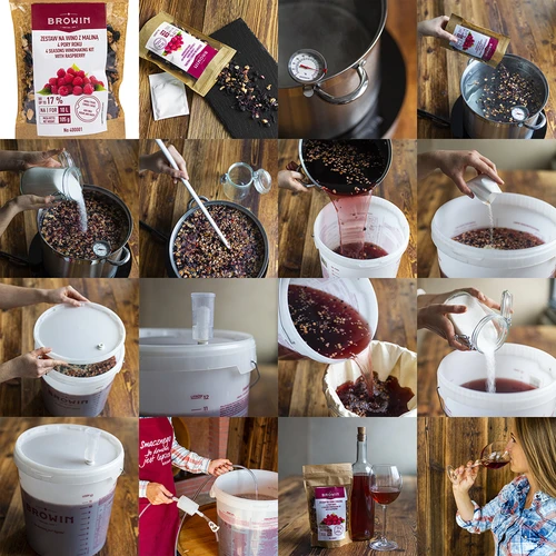 Wijnset 4 SEIZOENEN - Framboos - 5 ['fruitwijn', ' multi-fruitwijn', ' wijn van fruit', ' bloemenwijn', ' gedroogd fruitwijn', ' wijn van gedroogd fruit', ' wijn van gedroogde vruchten', ' frambozenwijn', ' appelwijn', ' aroniawijn', ' hibiscusbloemwijn', ' wijnmix', ' wijnset', ' winterwijn', ' gedroogd fruit', ' gedroogde bloemen', ' wijnrecept']