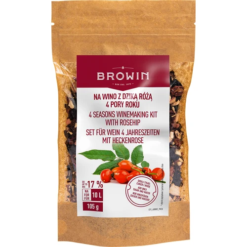 Wijnset 4 SEIZOENEN - Wilde roos  - 1 ['wijnset', ' wijnmix', ' wilde rozenwijn', ' wijn van wilde roos', ' wijnmengsel', ' wijnset', ' winterwijn', ' winterwijnen', ' fruit-bloemenmix voor wijn', ' mix voor wijn', ' wijn van gedroogd fruit', ' wijn van fruitmix', ' gedroogd fruit', ' gedroogde bloemen', ' recept voor wijn']