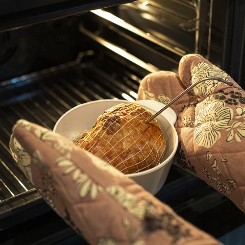 Wit slagersnet met afmetingen 12,5 cm x 50 m, met hittebestendigheid tot 220°C - 7 ['net voor vleeswaren', ' slagersnet voor roken', ' slagersnet voor koken', ' slagersnet voor bakken', ' duurzaam slagersnet', ' voor huisgemaakte vleeswaren', ' voor ham', ' voor bacon']