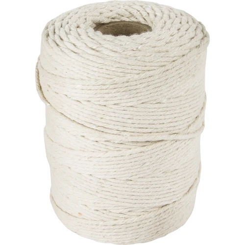 Witte katoenen slagerstouw (240°C) 55 m  - 1 ['worstenkoorden', ' vleeskoorden', ' slagerstouw', ' worstentouw', ' bindtouw voor vlees', ' voor bakken', ' voor roken', ' voor pekelen', ' voor koken', ' voor het binden van vleeswaren']
