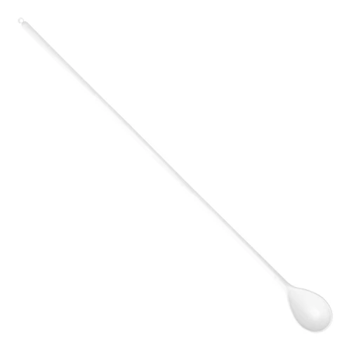 Witte plastic lepel 70cm  - 1 ['brouwerslepel', ' roerstok', ' brouwersroerstok', ' plastic roerstok', ' bierroerstok', ' brouwaccessoires']