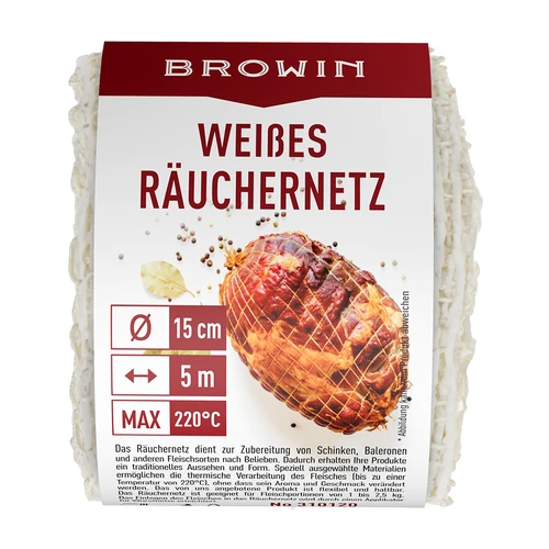 Witte rooknet 15cm x 5m tot 220°C - 3 