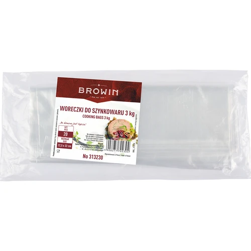 Woreczki foliowe do szynkowara 3,0 kg - 20 szt.