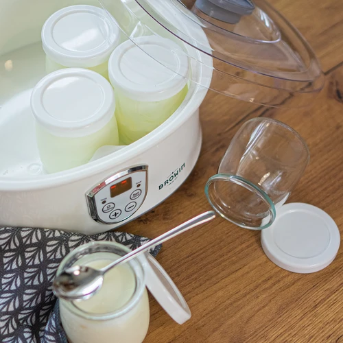 Yoghurtmaker met thermostaat, 7 potten, 1,3 L - 11 ['yogurtmaker', ' apparaat voor yoghurt', ' veganistische yoghurt', ' hoe maak je yoghurt', ' voor zelfgemaakte yoghurt', ' yoghurtmaker met thermostaat', '']
