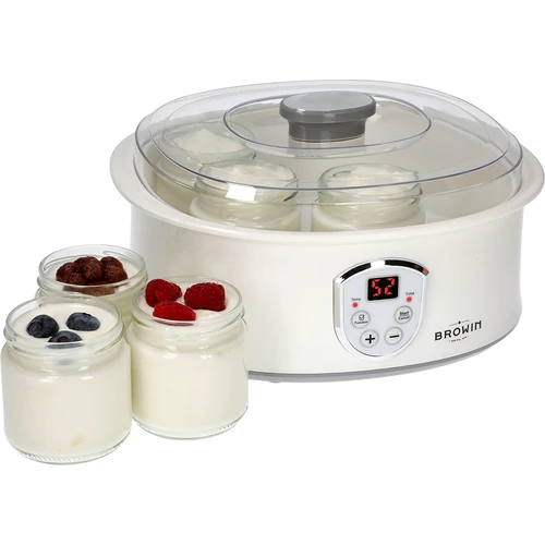 Yoghurtmaker met thermostaat, 7 potten, 1,3 L - 7 ['yogurtmaker', ' apparaat voor yoghurt', ' veganistische yoghurt', ' hoe maak je yoghurt', ' voor zelfgemaakte yoghurt', ' yoghurtmaker met thermostaat', '']