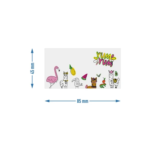 Zelfklevende labels kindermotief 85/45 mm - 20 stuks - 4 ['labels', ' labels voor conserven', ' labels voor kruiden', ' labels voor flessen', ' zelfklevende labels', ' labels voor wijn', ' labels voor potten', ' labels voor potjes', ' stickers voor schriften', ' labels voor dozen', ' labels voor containers', ' labels voor cadeaus']