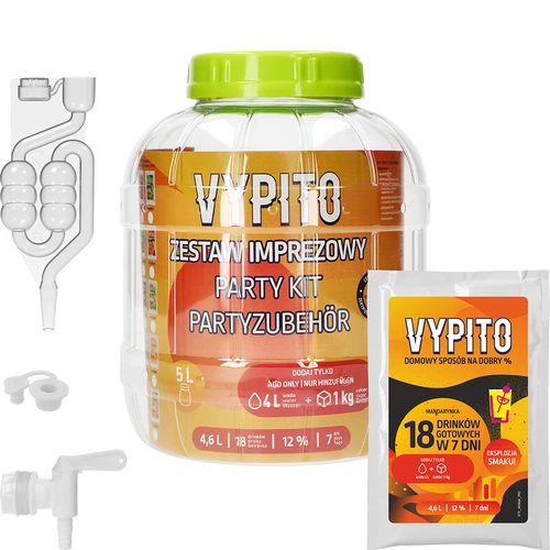 Zestaw imprezowy - Vypito Mandarynka