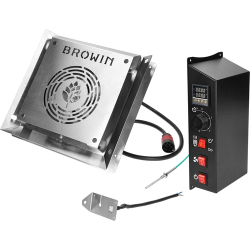 Zestaw modułów elektrycznych ze sterownikiem cyfrowym - dragON 1,5 kW, do wędzarni ogrodowych  - 1 