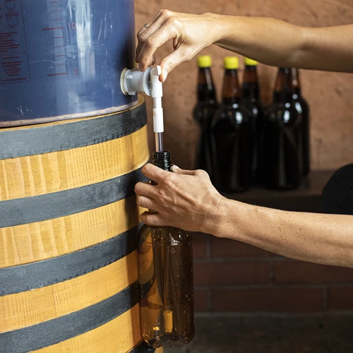 Zwaartekrachtventiel voor kraan - 3 ['voor het bottelen van bier', ' voor het bottelen van wijn', ' voor het bottelen van distillaten', ' voor het vullen van flessen', ' kraanventiel']