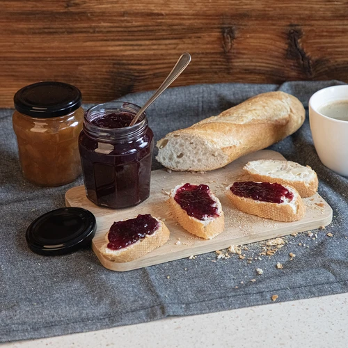 Zwarte TO-deksels voor potten Ø 63/4, 10 st. - 5