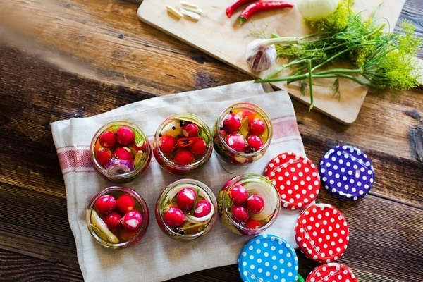 Gefermenteerde radijsjes