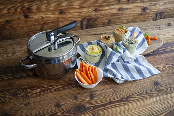 Hummus in verschillende smaakvarianten