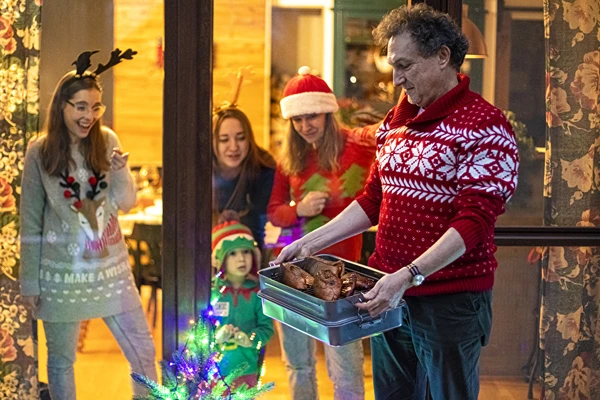 Karper voor kerstavond, gerookt