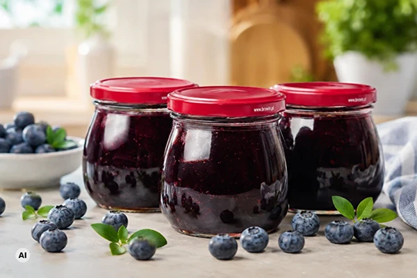 Recept voor blauwebessenjam zonder toegevoegde suiker