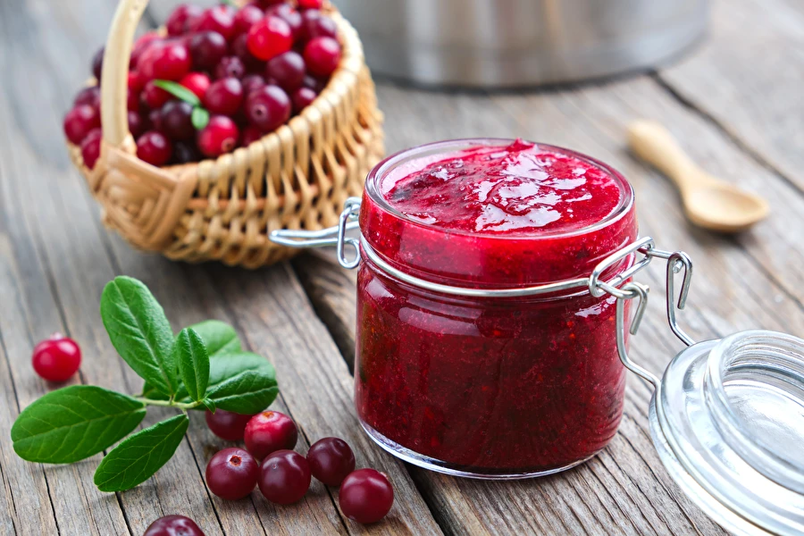 Browin Przepiśnik - Cranberryconfituur - voor op brood, bij vlees en paté