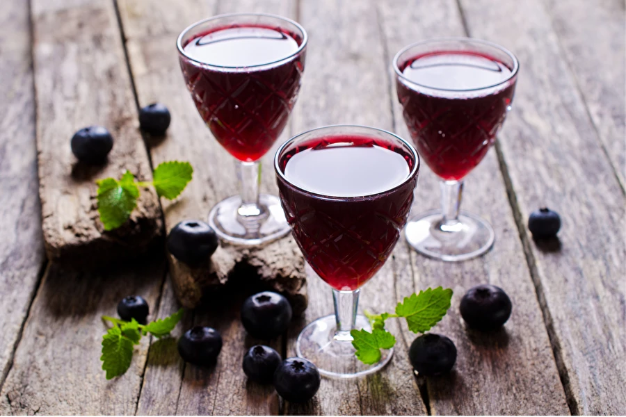 Browin Przepiśnik - Likeur van Amerikaanse blauwe bessen