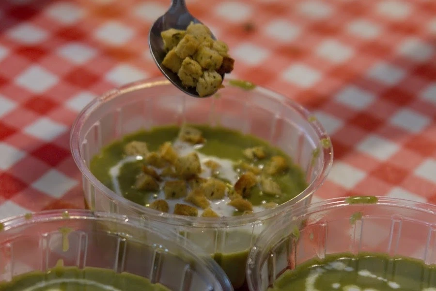 Browin Przepiśnik - Romige spinaziesoep