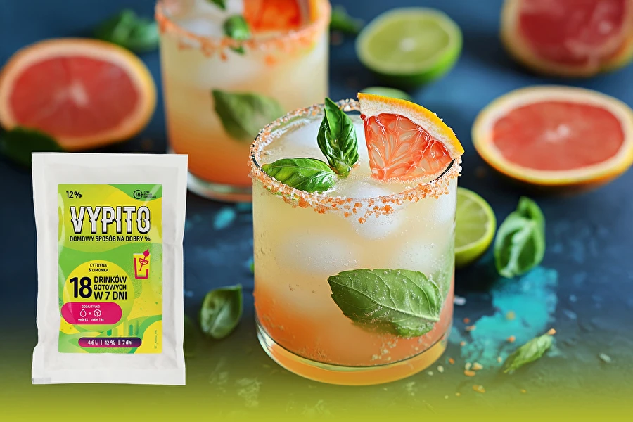 Browin Przepiśnik - Vypito Limoenbasilicum – een verfrissende cocktail met een vleugje basilicum en citrus